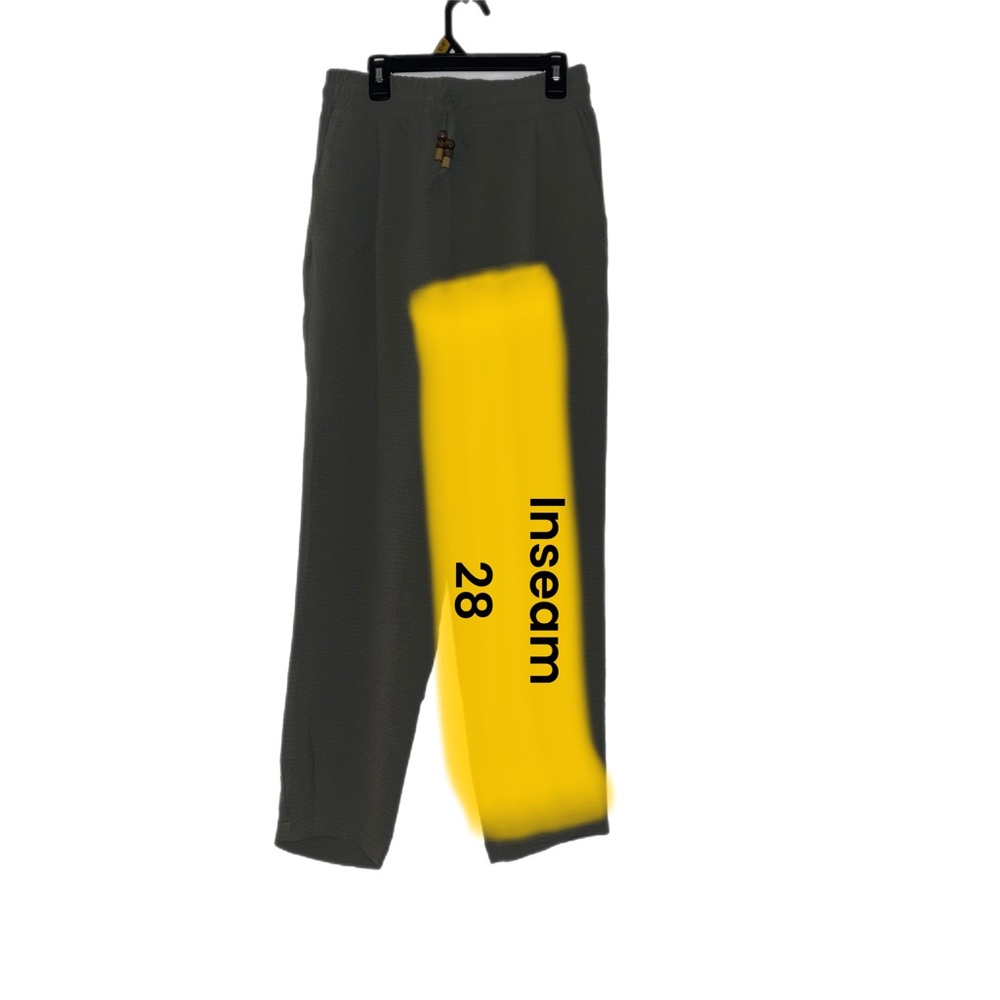 Madeline Jones light weight casual pants with draw string and pockets - Picture 7 of 9
